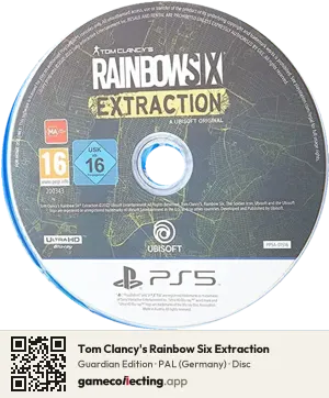 Tom Clancy's Rainbow Six Extraction PlayStation 5, PAL disc