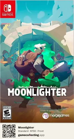 Moonlighter Nintendo Switch, NTSC box front