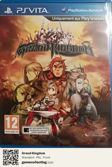 Grand Kingdom PlayStation Vita, PAL box front