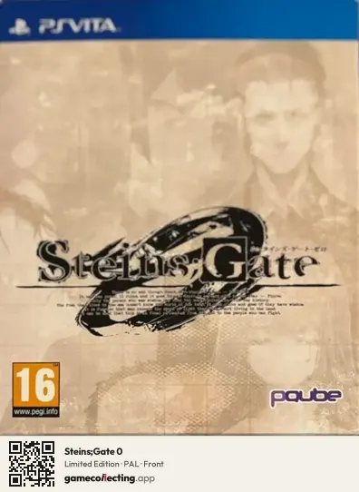 Steins;Gate 0 PlayStation Vita, PAL box front