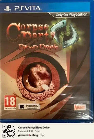 Corpse Party: Blood Drive PlayStation Vita, PAL box front