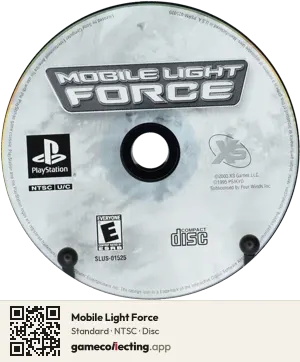 Mobile Light Force PlayStation, NTSC disc