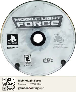 Mobile Light Force PlayStation, NTSC disc