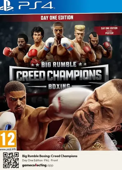 Big Rumble Boxing: Creed Champions PlayStation 4, PAL box front