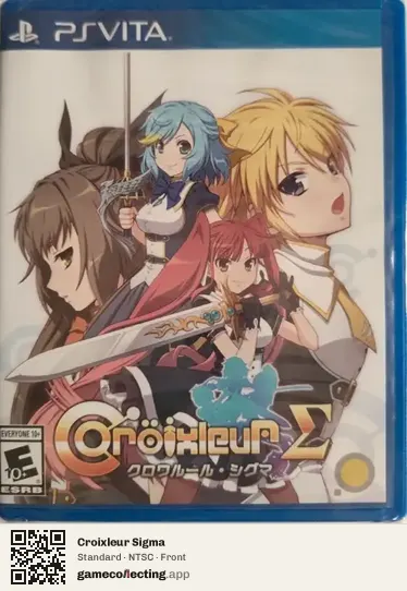 Croixleur Sigma PlayStation Vita, NTSC box front