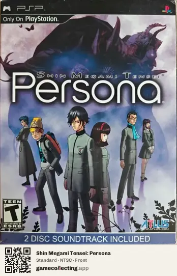 Shin Megami Tensei: Persona PlayStation Portable, NTSC box front