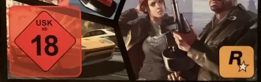 Grand Theft Auto: Episodes from Liberty City, the USK square on its front