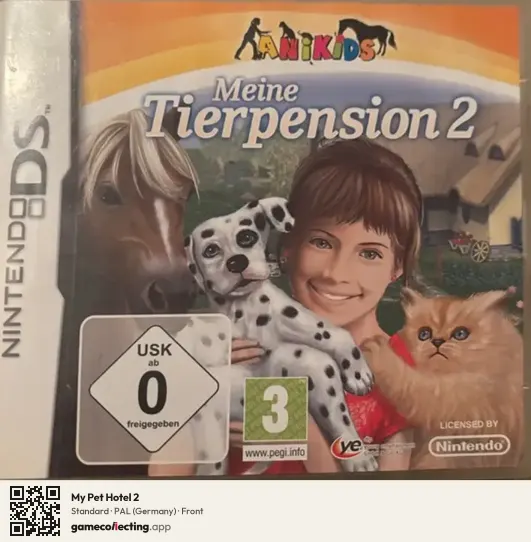 My Pet Hotel 2 Nintendo DS, Germany box front