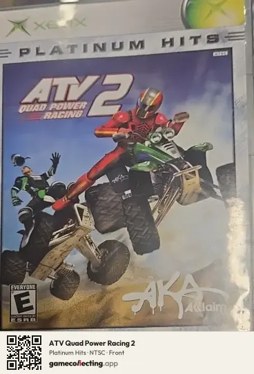 ATV Quad Power Racing 2 Xbox, NTSC box front