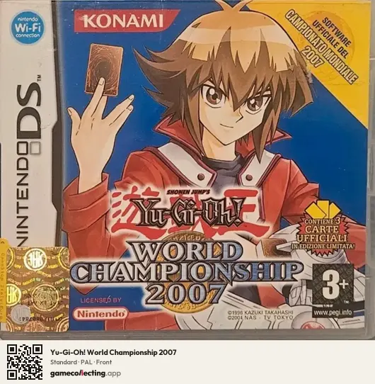 Yu-Gi-Oh! World Championship 2007 Nintendo DS, PAL box front