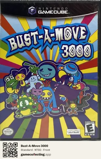 Bust-A-Move 3000 Nintendo GameCube, NTSC box front