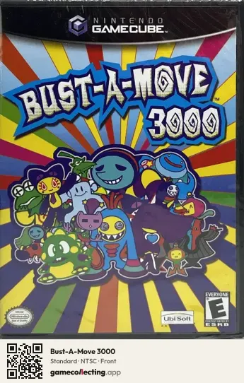Bust-A-Move 3000 Nintendo GameCube, NTSC box front