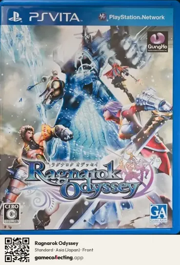 Ragnarok Odyssey PlayStation Vita, Asia box front