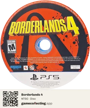 Borderlands 4 PlayStation 5, NTSC disc