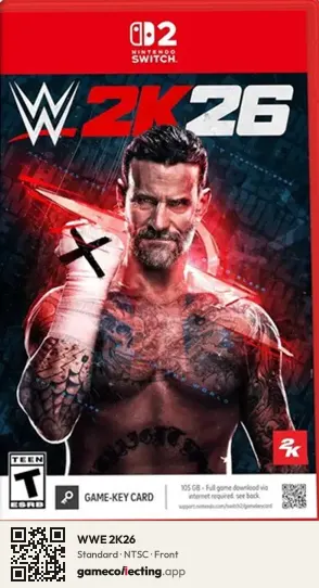 WWE 2K26 Nintendo Switch 2, NTSC box front