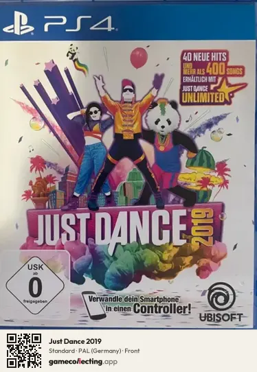Just Dance 2019 PlayStation 4, Germany box front