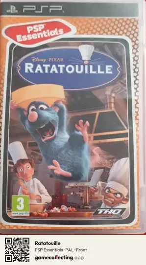 Ratatouille PlayStation Portable, PAL box front