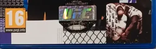EA Sports UFC 4, the PEGI square on its front