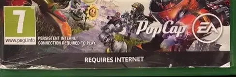 Plants vs. Zombies: Garden Warfare 2, the PEGI square on its front