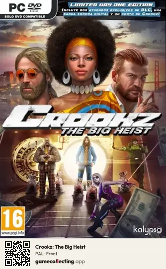 Crookz: The Big Heist Computer, PAL box front