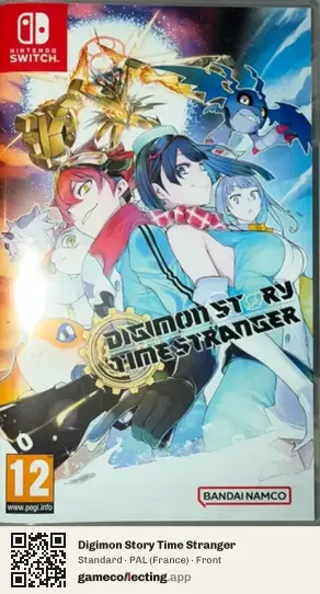 Digimon Story Time Stranger Nintendo Switch, France box front