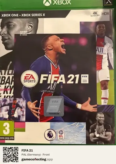 FIFA 21 Xbox One, Germany box front