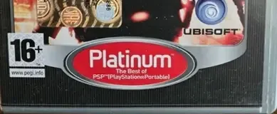 Tom Clancy's Rainbow Six: Vegas, the PEGI square on its front
