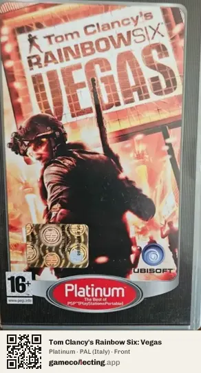 Tom Clancy's Rainbow Six: Vegas PlayStation Portable, Italy box front
