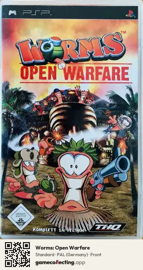 Worms: Open Warfare PlayStation Portable, Germany box front