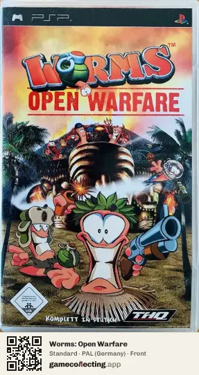 Worms: Open Warfare PlayStation Portable, Germany box front