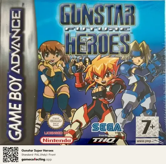 Gunstar Super Heroes Game Boy Advance, Italy box front