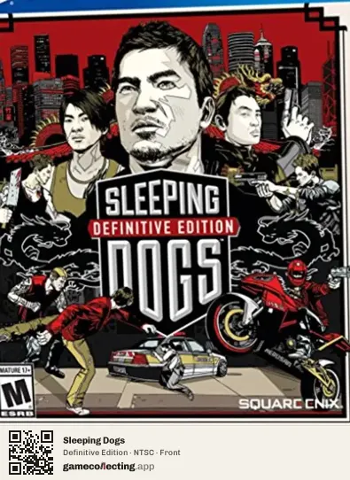 Sleeping Dogs PlayStation 4, NTSC box front