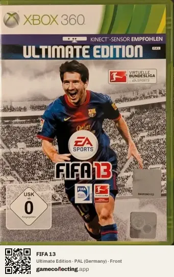 FIFA 13 Xbox 360, Germany box front