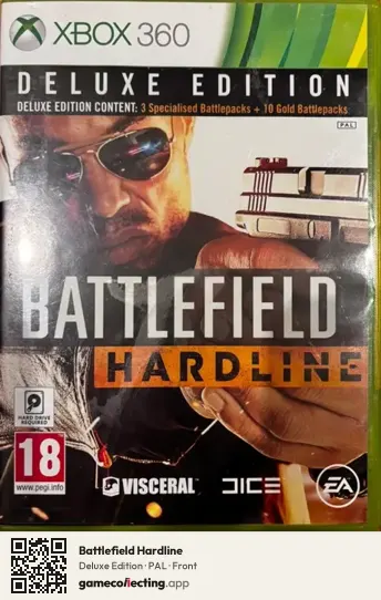 Battlefield Hardline Xbox 360, PAL box front