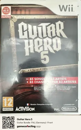 Guitar Hero 5 Nintendo Wii, Germany box front