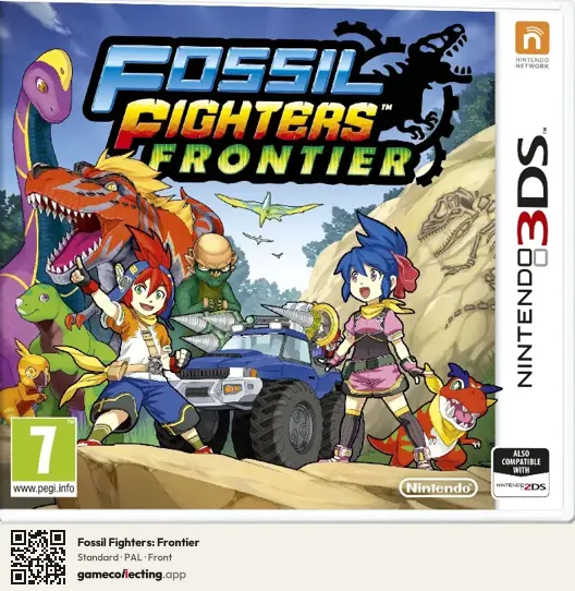 Fossil Fighters: Frontier Nintendo 3DS, PAL box front