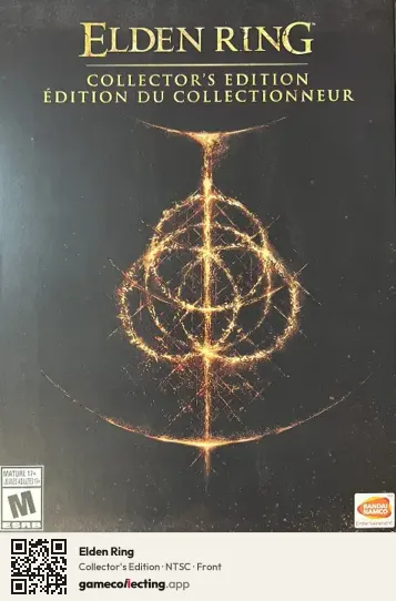 Elden Ring PlayStation 5, NTSC box front