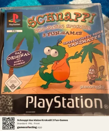 Schnappi das kleine Krokodil 3 Fun-Games PlayStation, PAL box front