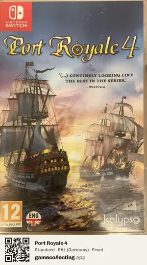 Port Royale 4 Nintendo Switch, Germany box front
