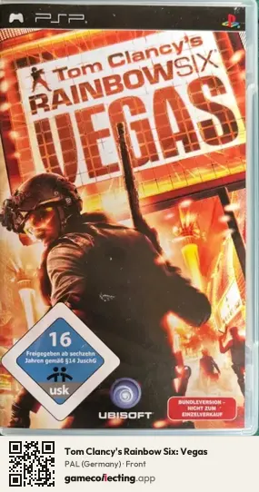 Tom Clancy's Rainbow Six: Vegas PlayStation Portable, Germany box front