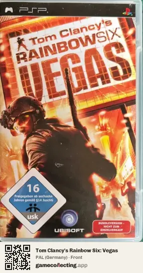 Tom Clancy's Rainbow Six: Vegas PlayStation Portable, Germany box front