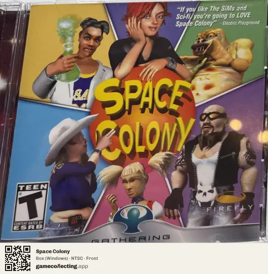 Space Colony Computer, NTSC box front