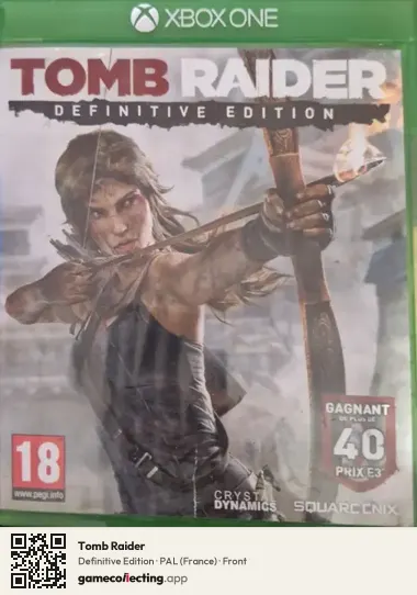 Tomb Raider Xbox One, France box front