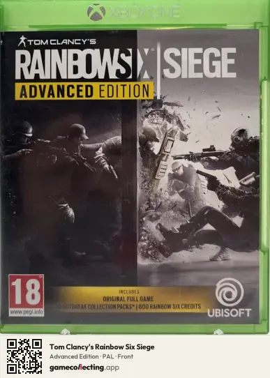 Tom Clancy's Rainbow Six Siege Xbox One, PAL box front