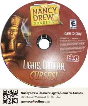 Nancy Drew Dossier: Lights, Camera, Curses! Computer, NTSC disc