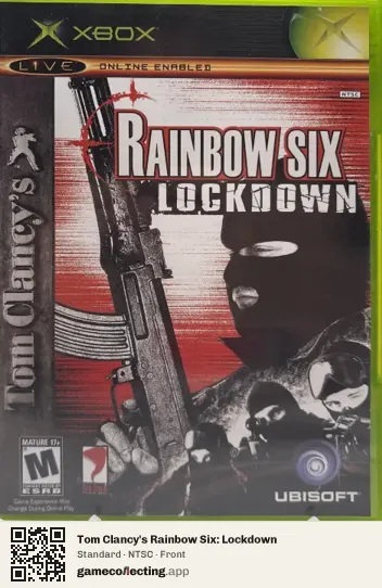 Tom Clancy's Rainbow Six: Lockdown Xbox, NTSC box front