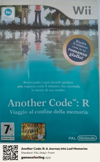 Another Code: R: A Journey into Lost Memories Nintendo Wii, Italy box front