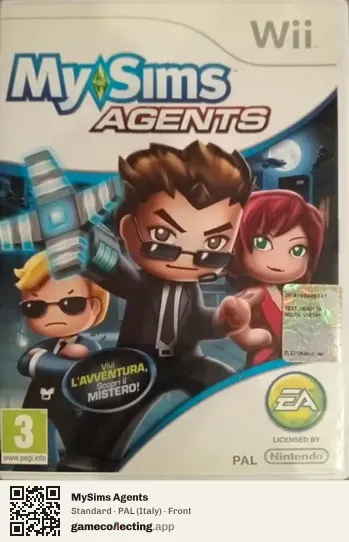 MySims Agents Nintendo Wii, Italy box front