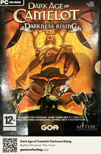 Dark Age of Camelot: Darkness Rising Computer, PAL box front