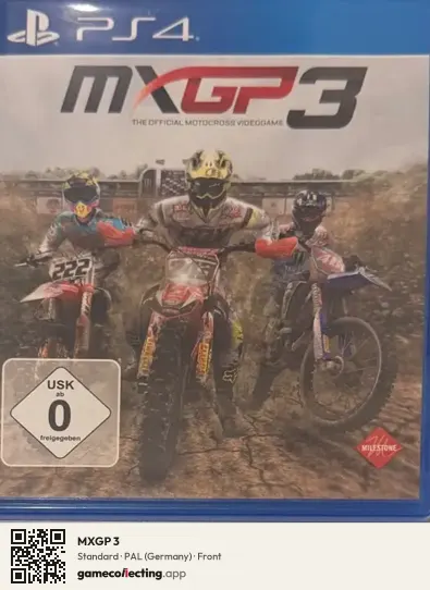 MXGP 3 PlayStation 4, Germany box front